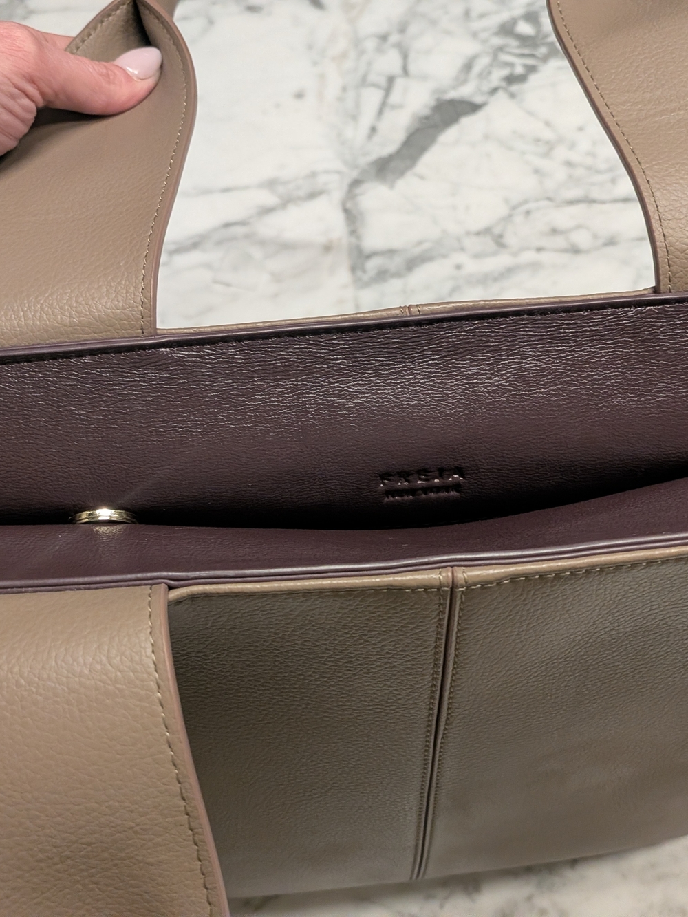 Freja NY Lafayette Tote - Taupe - Picture 4 of 8